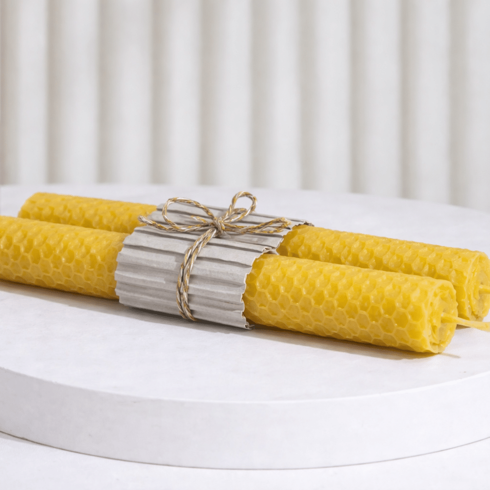 Rullede bivokslys 2pk