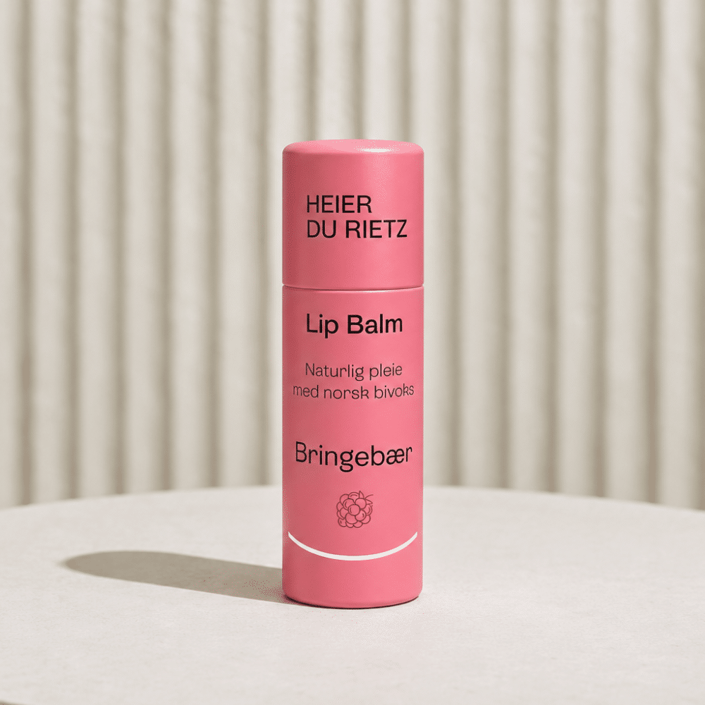 Lipbalm med bringebær 20g